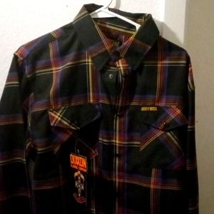 Dixon flannel Guns & Roses large